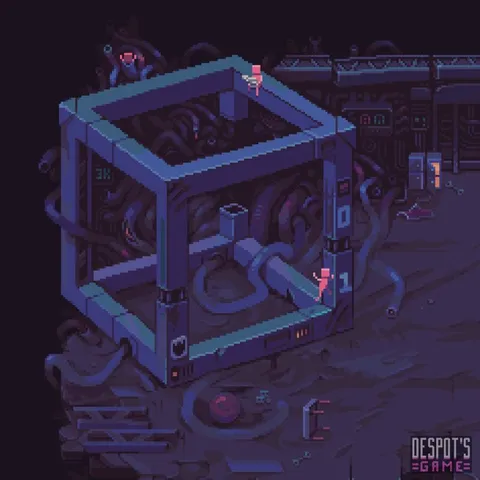 An impossible cube in the roguelike game we're developing