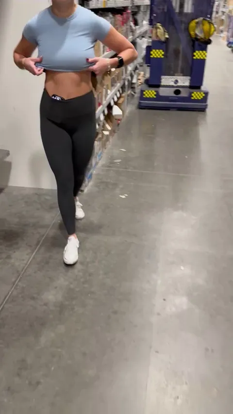 It’s not a proper Lowe’s trip if you don’t pull tits out