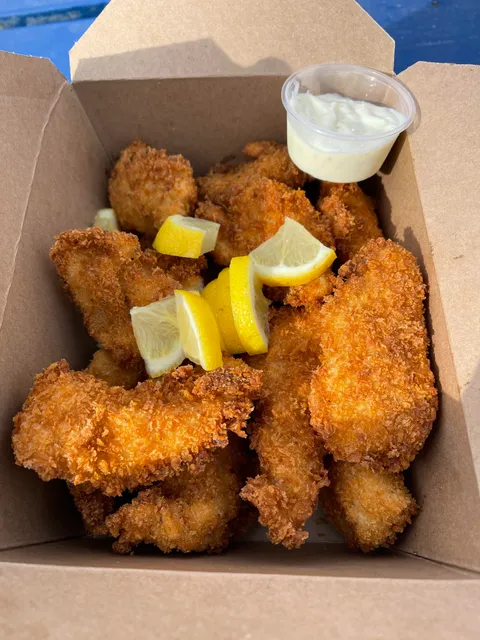 Fried Halibut from a fish I caught just two hours earlier