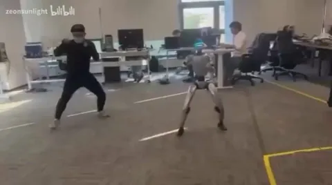 Tech guy kick's himself in the nuts