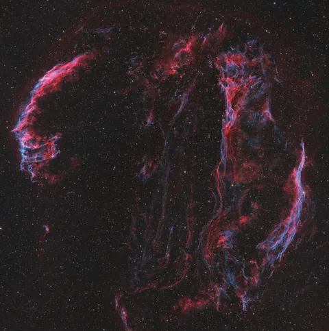The Veil Nebula - Finished Mosaic @ 37 Hours