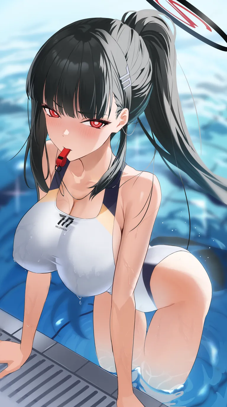 Rio in her swimsuit
