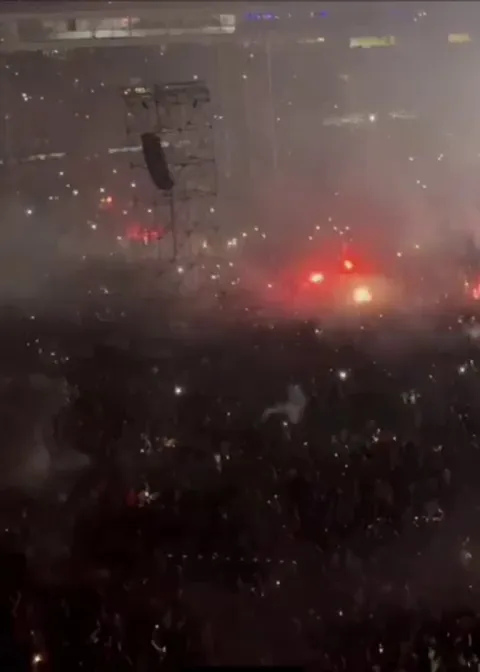 System of a Down live in Brazil yesterday. (2025-05-09)