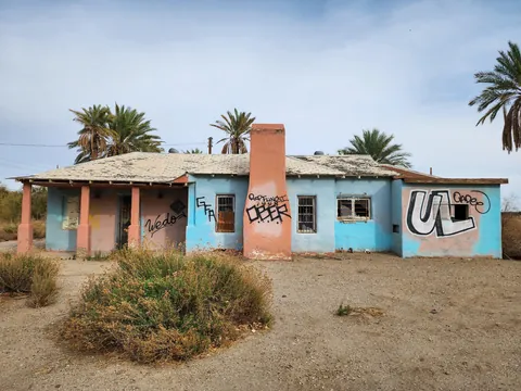 Abandoned house in California
