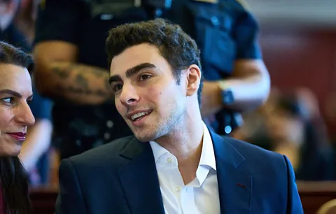 Luigi Mangione with his lawyer in NYC court, 12 December 2025