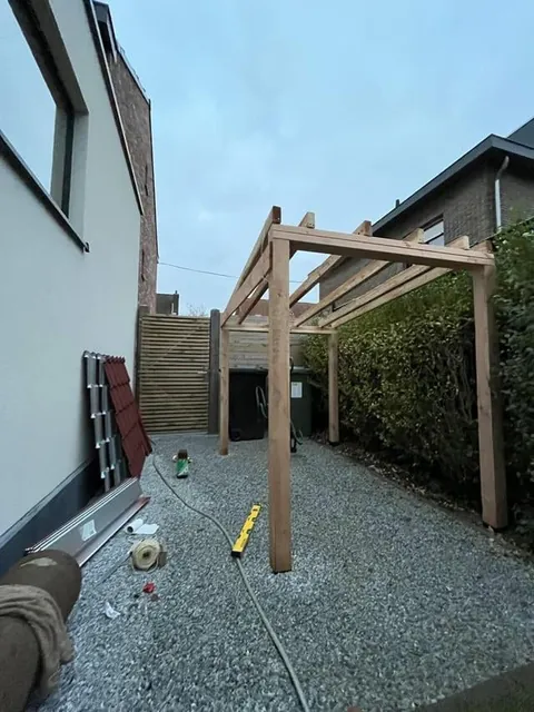 DIY outside bicycle storage