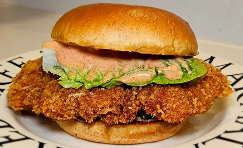 Fried chicken sandwiches [homemade]