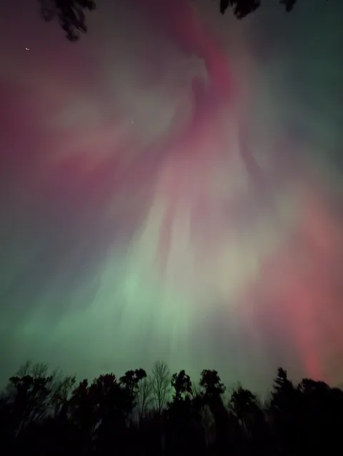 This dragon over SW Wisconsin