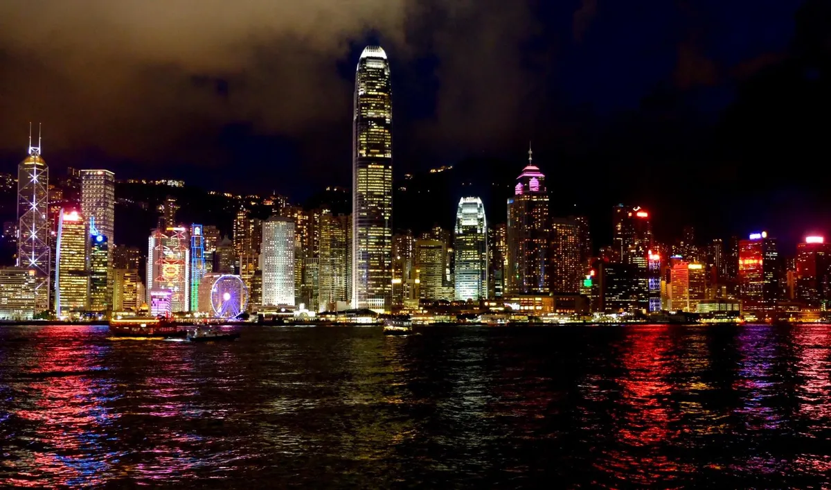 Our last night in Hong Kong was spent watching the city come to life as night descended