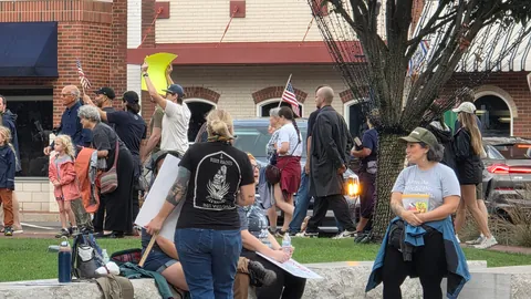 No Kings Event in Bentonville, Arkansas