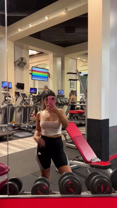 I can’t believe I was so naughty at the gym hehe 