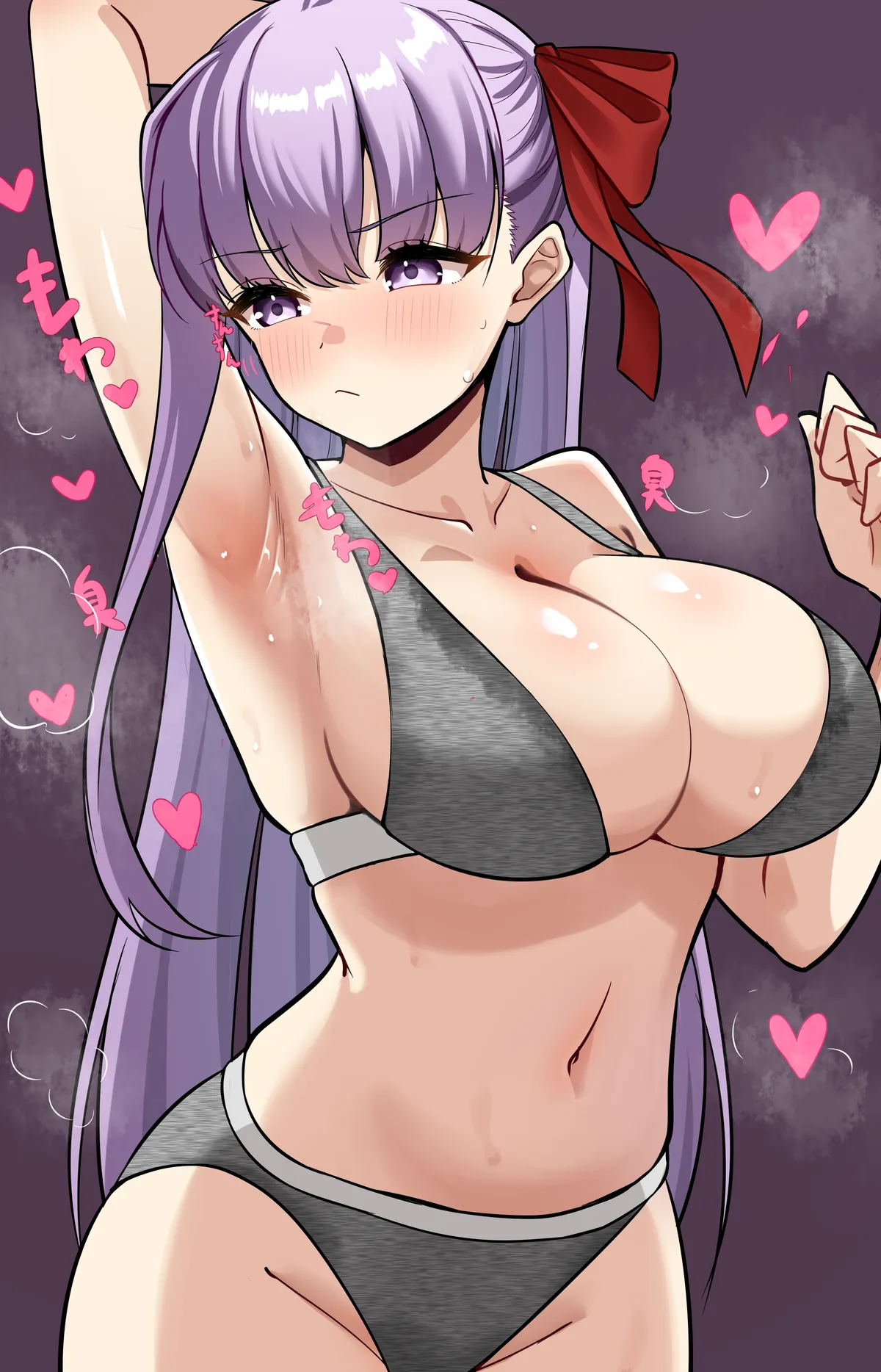 BB needs her armpits licked after her gym workout (by