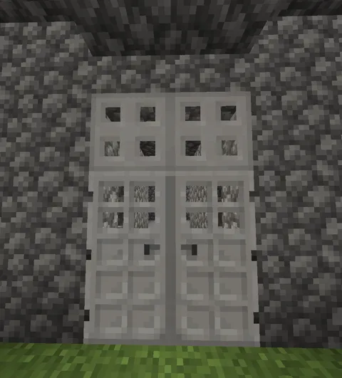 The iron trapdoor texture dosen't fit the iron door texture...