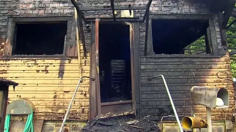 Derrick Byrd, 20, sustained second- and third-degree burns on his face, arms, and back after rushing back into a burning home to save his 8-year-old niece.