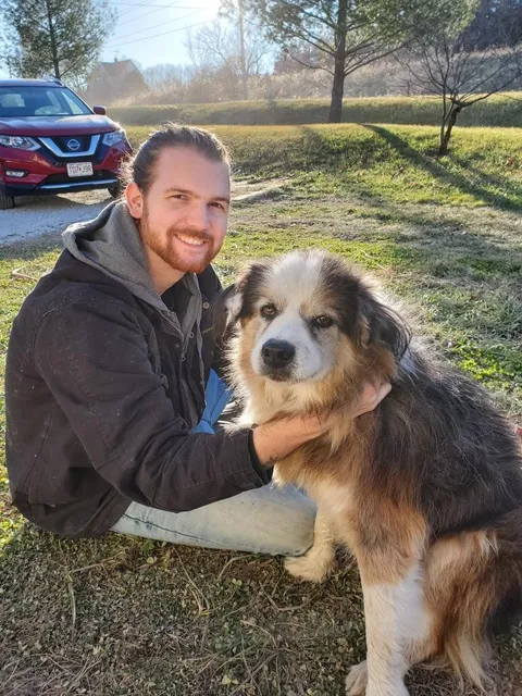 Here’s a better picture of Wolfe at 19. He’s still my pupper after 19 years.