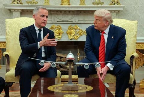 OC: Prime Minister Mark Carney tells Trump that Canada is 'not for sale' as they discuss tariffs