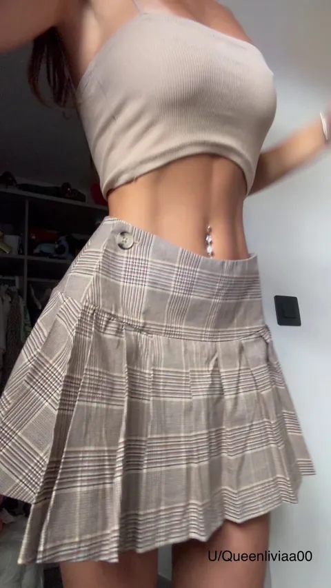 In love with schoolgirl skirts