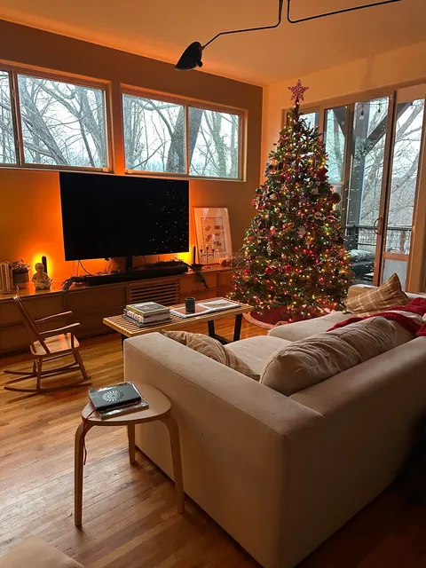 Took Christmas decorations down, except tree &amp; garland to help w/ winter blues