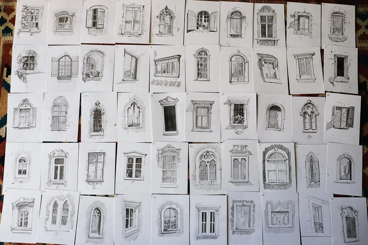 I Drew 50 Window Studies