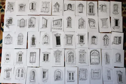 I Drew 50 Window Studies