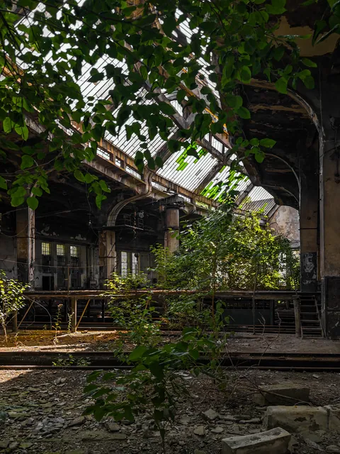 Historical trainyard in Romania (more photos in the comments)