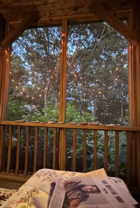 I want to live on my screened in porch