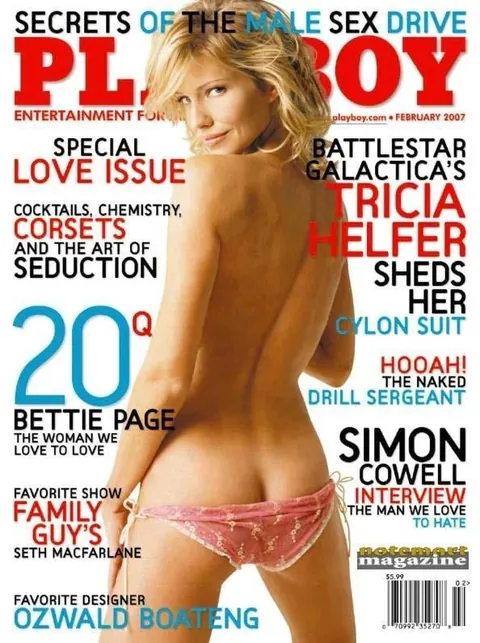 Tricia Helfer. Playboy February 2007