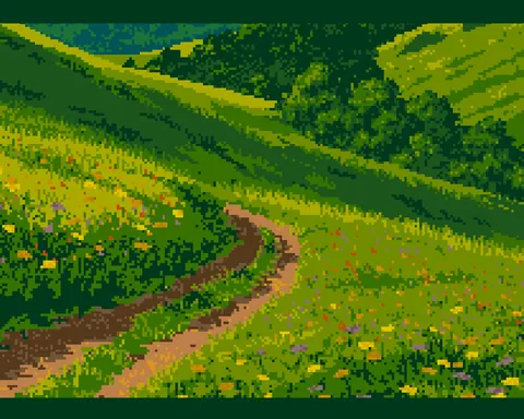 [OC] Green Hills study with MS Paint