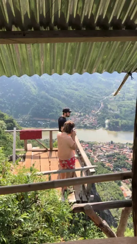 One of the best views of Nong Khiaw, Laos. Fell in love with this place and the people, ended up staying 2 months.