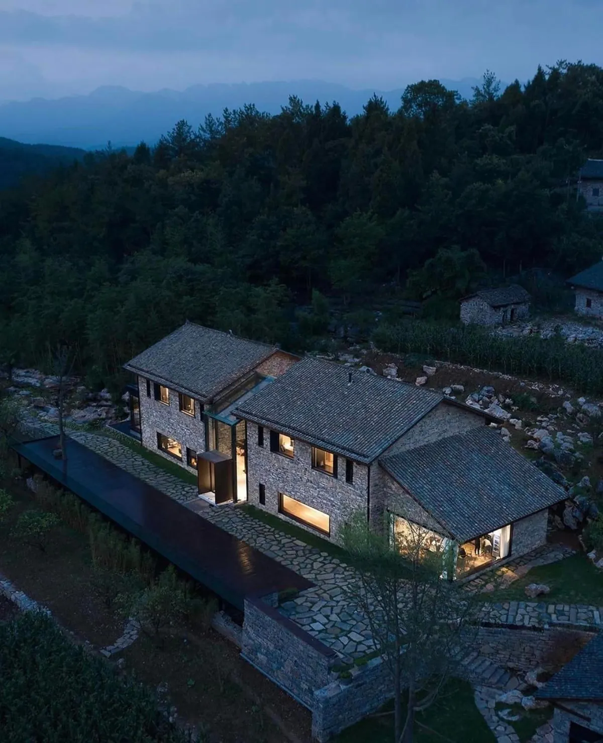 Nanchawan Stone House in Hubei Province, China