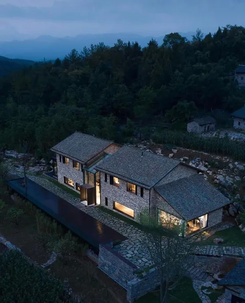Nanchawan Stone House in Hubei Province, China