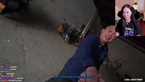 Ludwig introduces himself to Chinese man