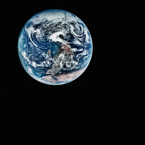 The original Apollo 17 "Blue Marble" photo of Earth