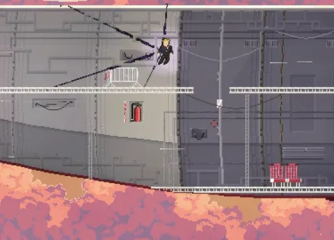 This enemy won't hurt you, but he will fire a dart that will weigh you down. What do you think?