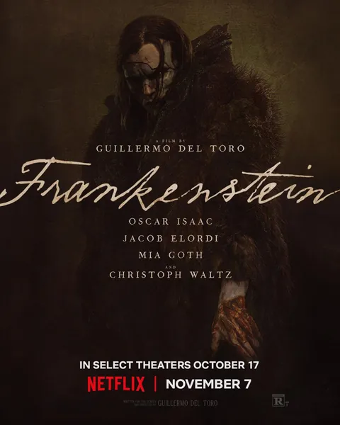 New Poster for Guillermo del Toro’s ‘Frankenstein’