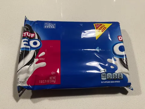 My Oreo packaging was irregular
