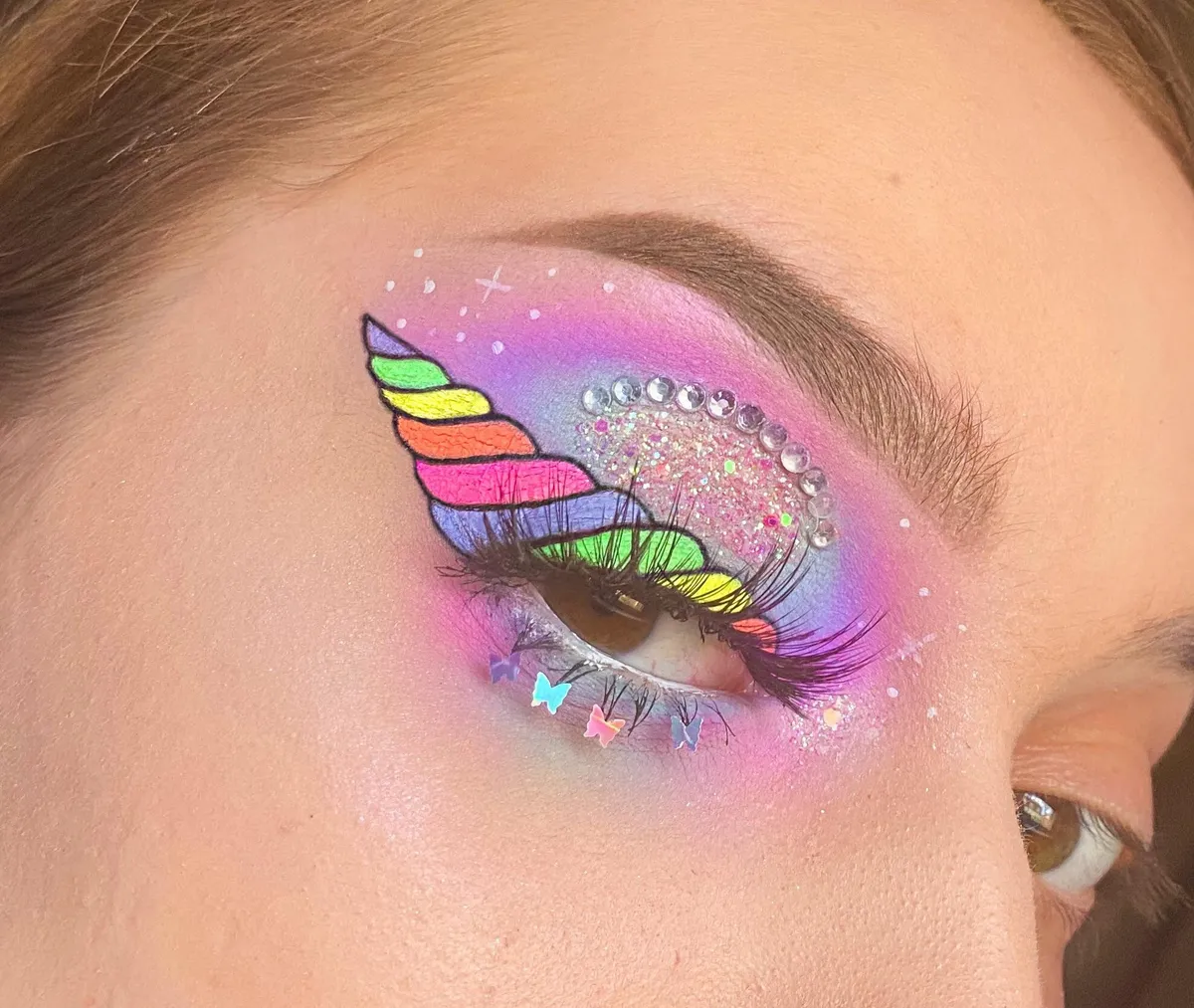 Unicorn eyeliner 🦄