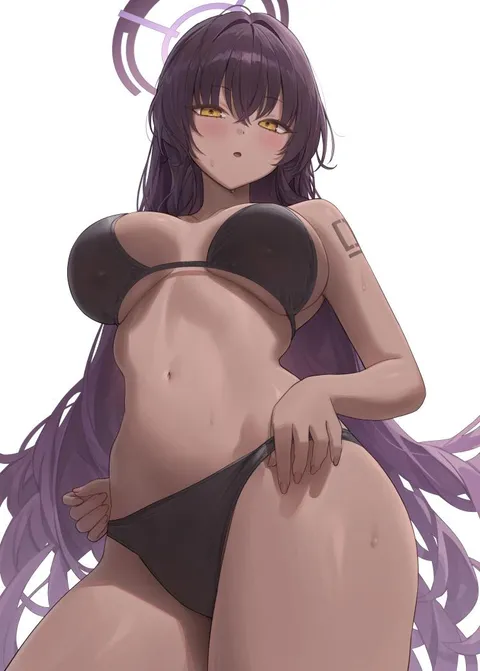 Karin looking good wearing black