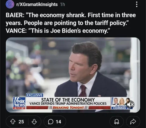 You know you screwed up when even Fox doesnt buy your BS anymore