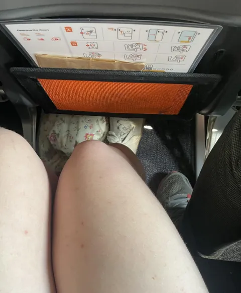 No, I do not want to share my limited middle-seat space with you, stranger.