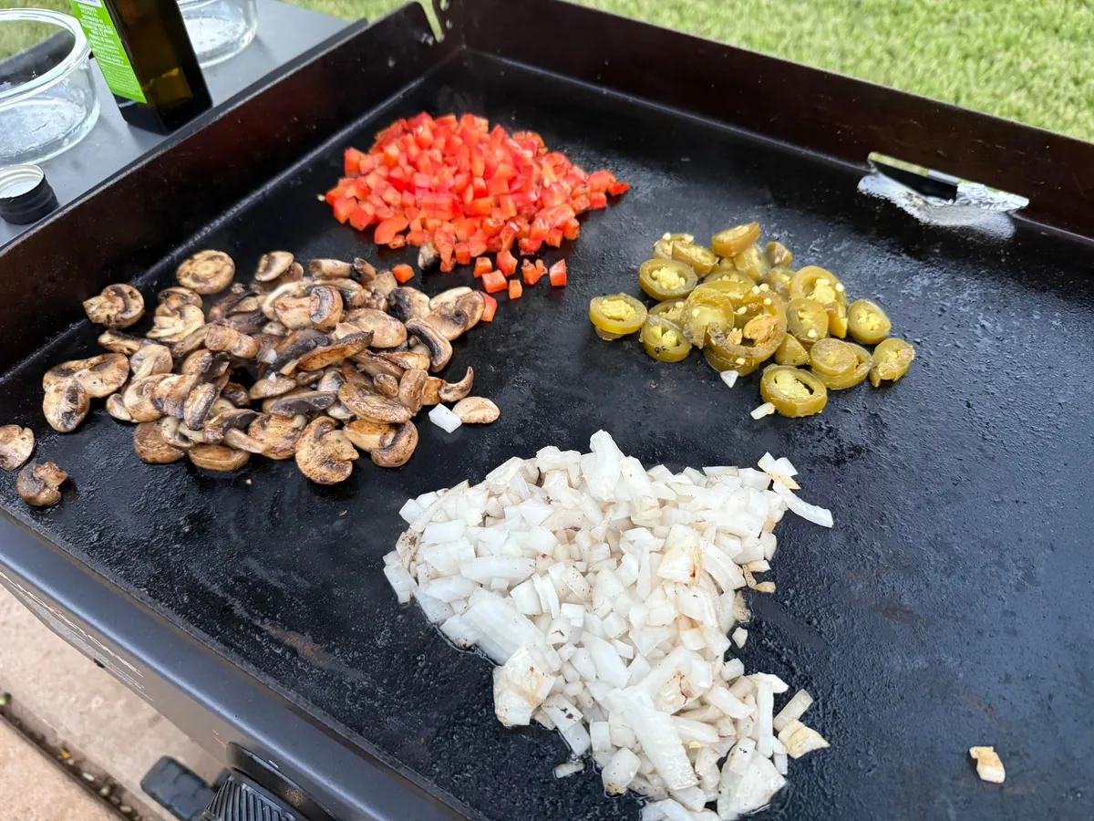 [homemade] Blackstone Cheesesteaks!