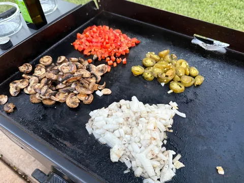 [homemade] Blackstone Cheesesteaks!