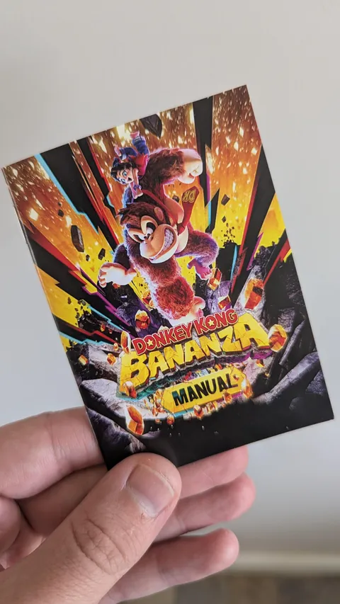 Custom Donkey Kong Bananza Manual