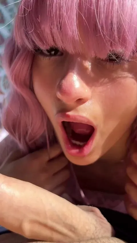 so cute doing her homework