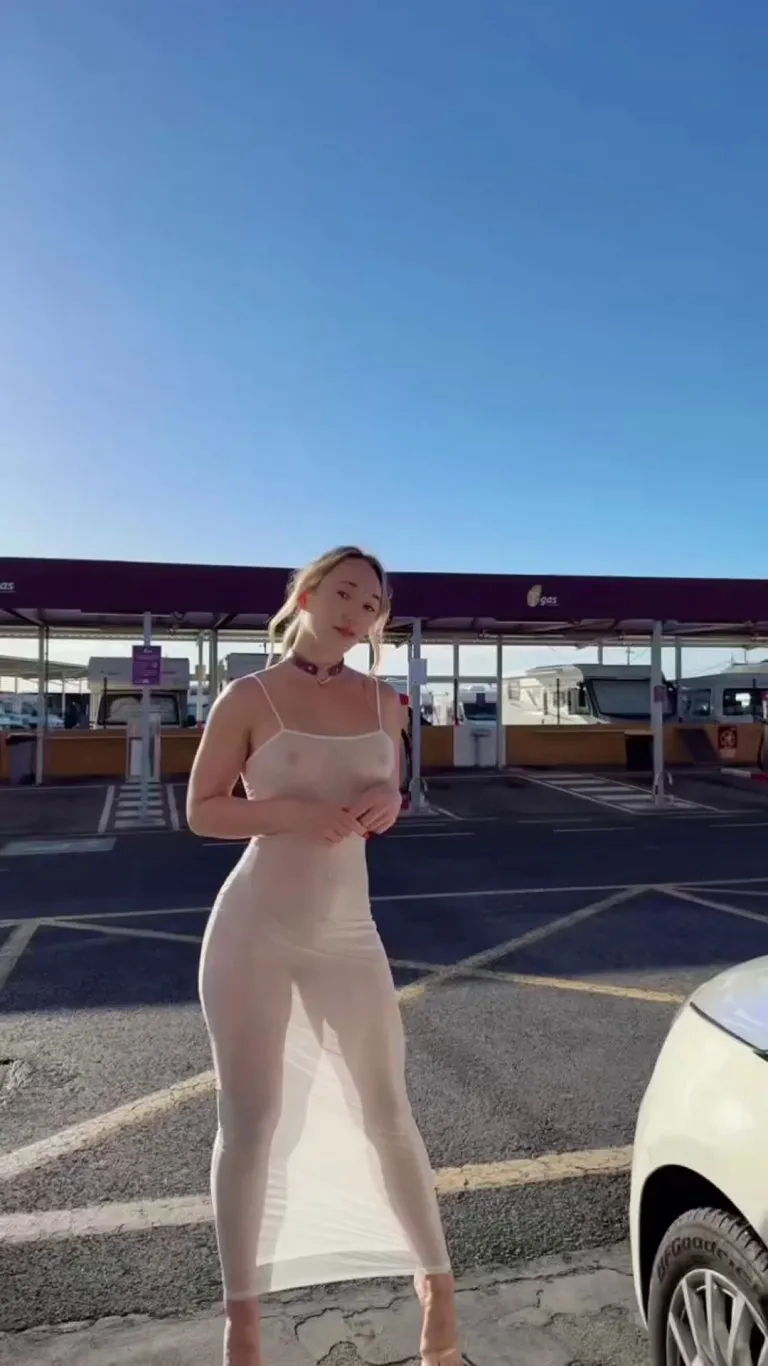 Preview of the sluttiest car wash outfit ever worn