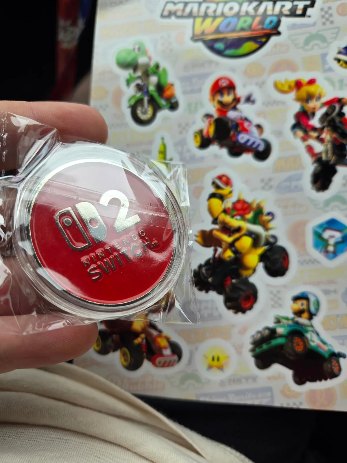 Won a coin at Best Buy Switch 2 event!