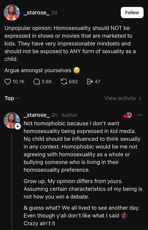 Not homophobic, but…