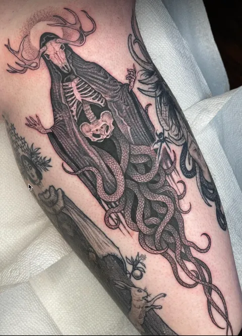 my 9th and latest tattoo done by Ryan Murray of Black Veil Tattoo in Salem, MA