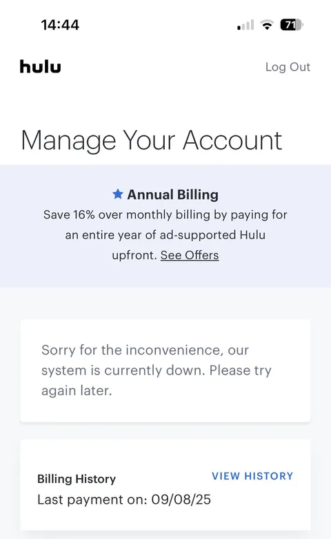 Trying to cancel Hulu, feels like I’m in that Southpark episode
