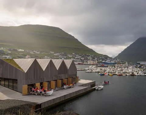 Klaksvík Row Club, Faroe Islands, by Henning Larsen